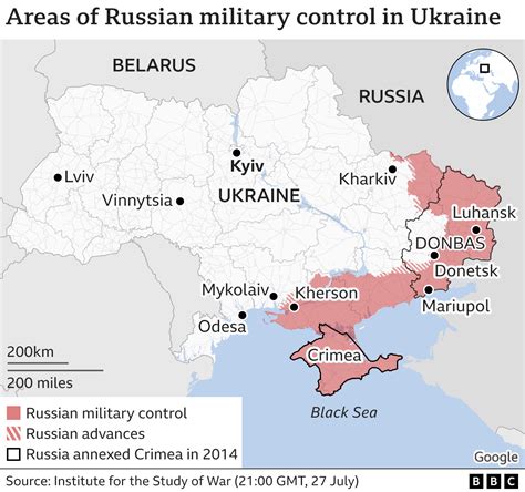 bbc russia ukraine map